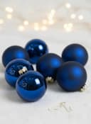 MAGIC by Inge Weihnachtsbaumkugel 20 Stk 6cm Midnight Blue Bild 1