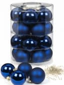 MAGIC by Inge Weihnachtsbaumkugel 20 Stk 6cm Midnight Blue Bild 2