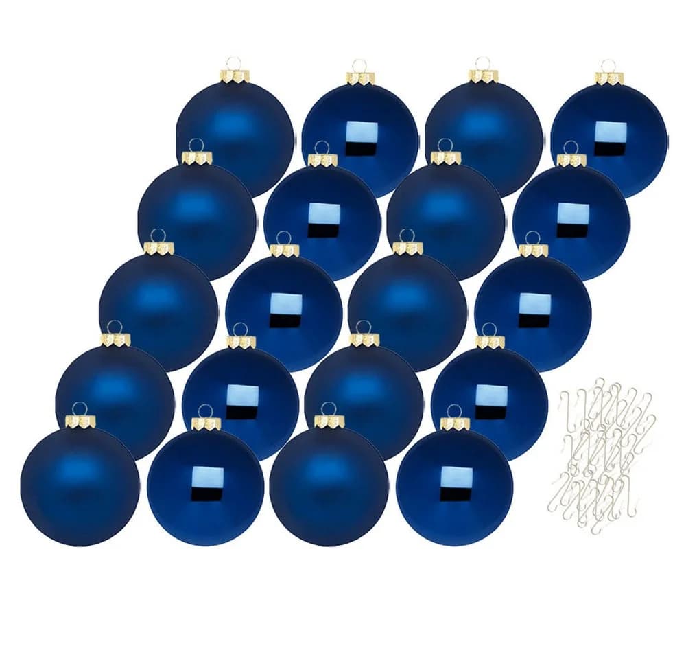 MAGIC by Inge Weihnachtsbaumkugel 20 Stk 6cm Midnight Blue - Bild 3