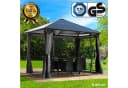BRAST Pavillon Summerdream Aluminium 3x3m mit Moskitonetz und LED Bild 1