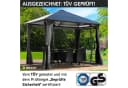 BRAST Pavillon Summerdream Aluminium 3x3m mit Moskitonetz und LED Bild 4