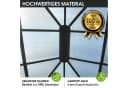 BRAST Pavillon Summerdream Aluminium Grau Anthrazit mit Moskitonetz Bild 5