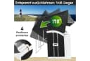 BRAST Strandkorb 3-Sitzer Volllieger Anthrazit Grau Bild 4