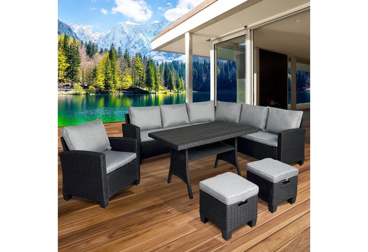 BRAST Gartenlounge-Set Hacienda bis zu 10 Personen TÜV-geprüft - Bild 2