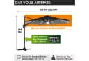 BRAST Alu Ampelschirm Ø300cm Grau mit LED & Solar Bild 1