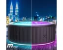 BRAST MSpa Aurora Aufblasbarer Whirlpool LED 6 Personen Bild 2