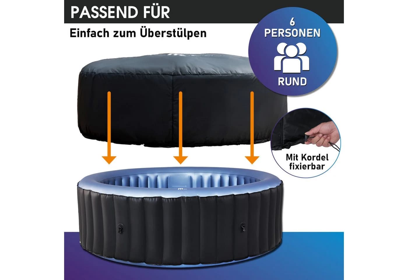 BRAST Whirlpool MSpa Thermoabdeckung für Tekapo, Bergen, Aurora & Co. - Bild 5
