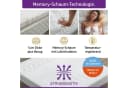 AMBINESS Matratzentopper Memory Foam 13 Zonen wasserdicht Bild 4
