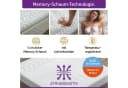 AMBINESS Memory Foam Matratzentopper 7 cm Orthopädisch Wasserdicht Bild 4