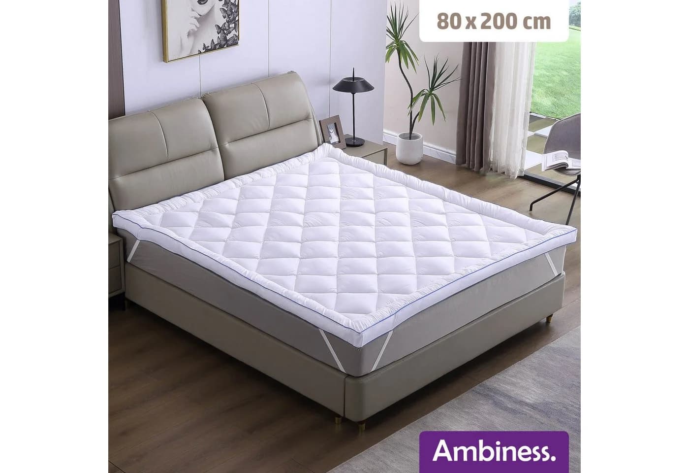 AMBINESS Matratzentopper Jacquard 7 cm Polyester hypoallergen