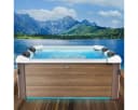 BRAST Whirlpool MSpa Oslo Sapphire & Amber Feste Außenwand LED Bild 2