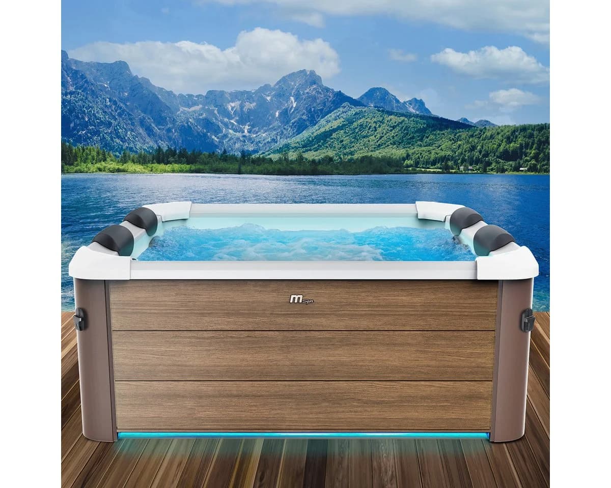BRAST Whirlpool MSpa Oslo Sapphire & Amber Feste Außenwand LED - Bild 2