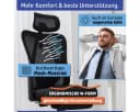 AMBINESS Bürostuhl Schreibtischstuhl verstellbare Armlehnen Kopfteil 6 Modelle Bild 4