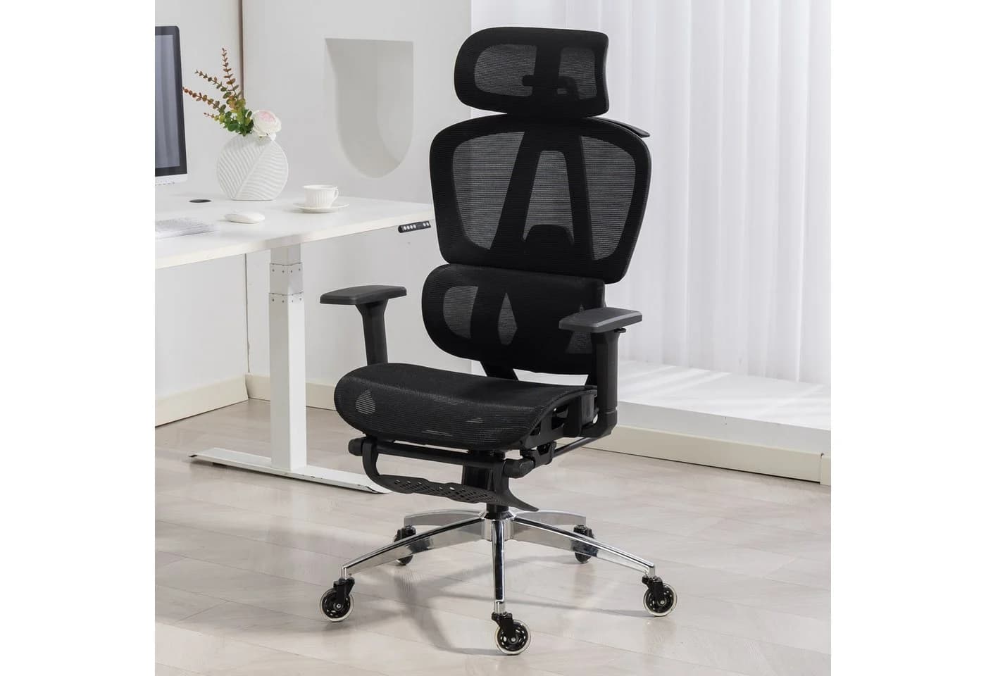 AMBINESS Bürostuhl Master FX Ergonomisch Verstellbare Armlehnen & Kopfteil - Bild 2