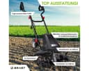 BRAST Elektromotorhacke Gartenfräse 1800 Watt 45 cm Arbeitsbreite Bild 1