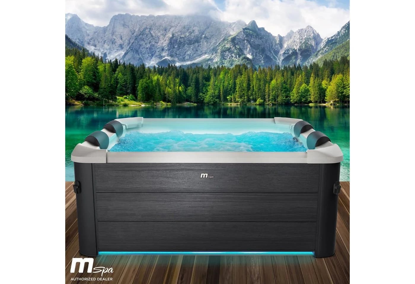 BRAST Whirlpool MSpa Oslo LED-Beleuchtung 6 Personen - Bild 2