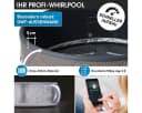 BRAST Whirlpool MSpa Verto-Serie 5 Modelle In-Outdoor Pool Winterfest Aufblasbar MSpa Frame Mono Eco für 6 Personen Ø173x65cm 138 Massagedüsen in 3 Intensitäten Bild 3