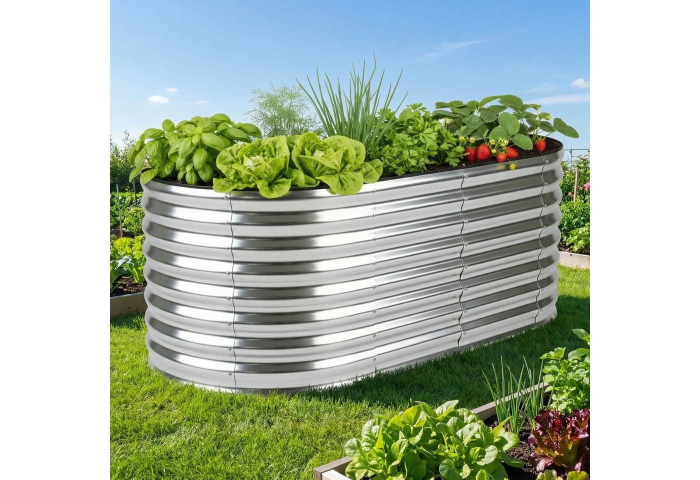 BRAST Hochbeet Metall Julia 160x80x80cm - Bild 2