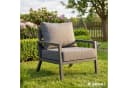 BRAST Adria Loungesessel Aluminium Grau Bild 2
