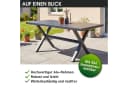 BRAST Esstisch Adria Aluminium ESG-Grau Steinoptik Bild 5