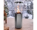 BRAST Gasheizstrahler FLAME Anthrazit mit Feuerglas Bild 1