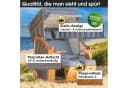 BRAST Strandkorb Bornholm Premium 123cm Pinienholz Volllieger Bild 4