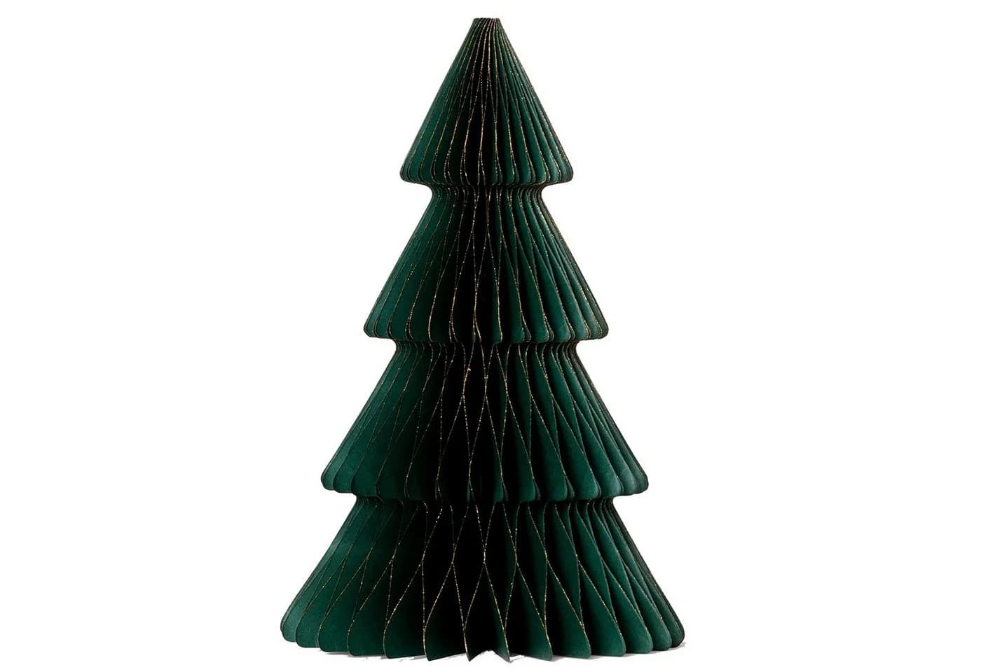 coopz Weihnachtsbaumkugel Papier Tanne Aufsteller groß Gold - Bild 2