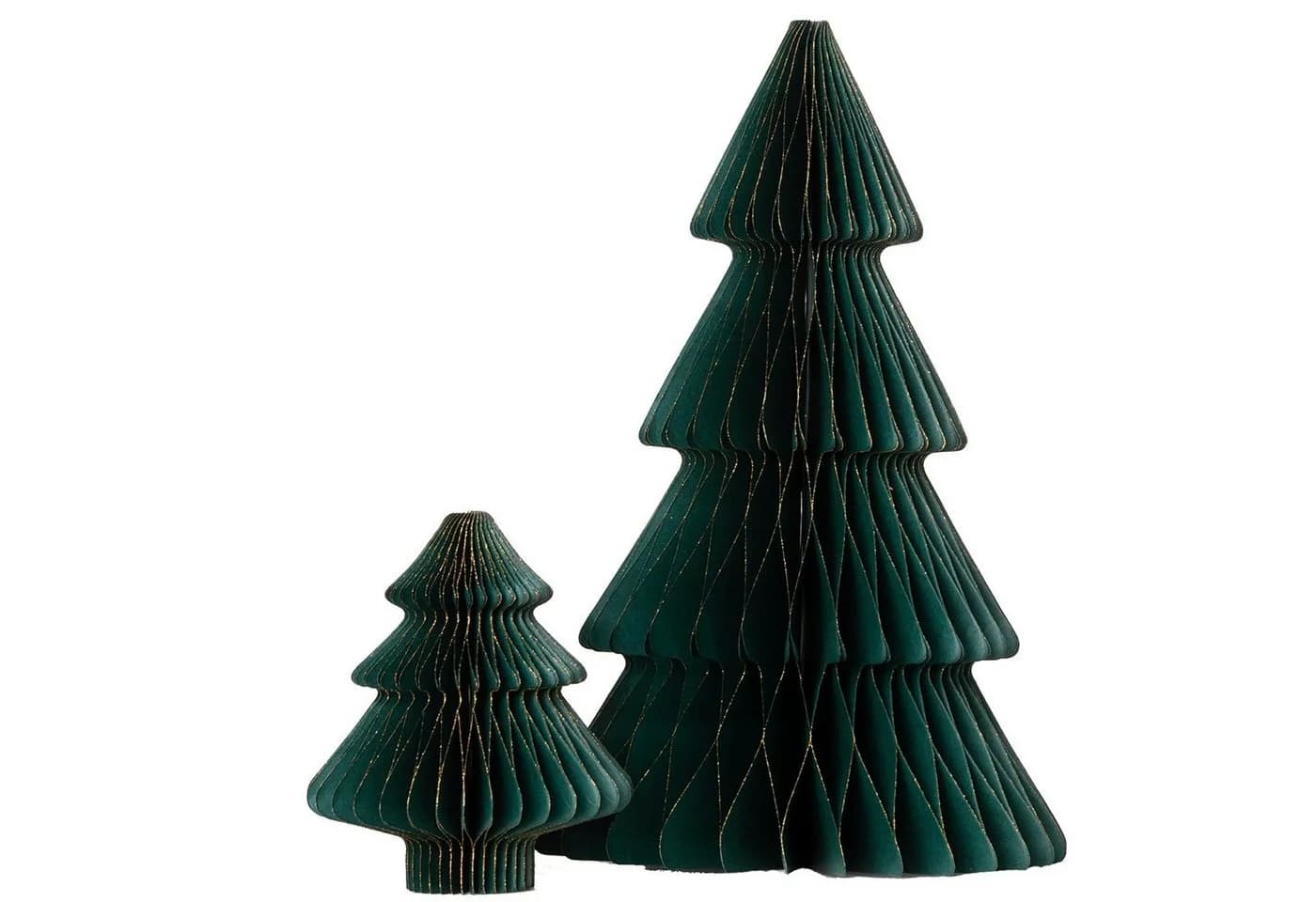 coopz Weihnachtsbaumkugel Papier Tanne Aufsteller groß Gold - Bild 3