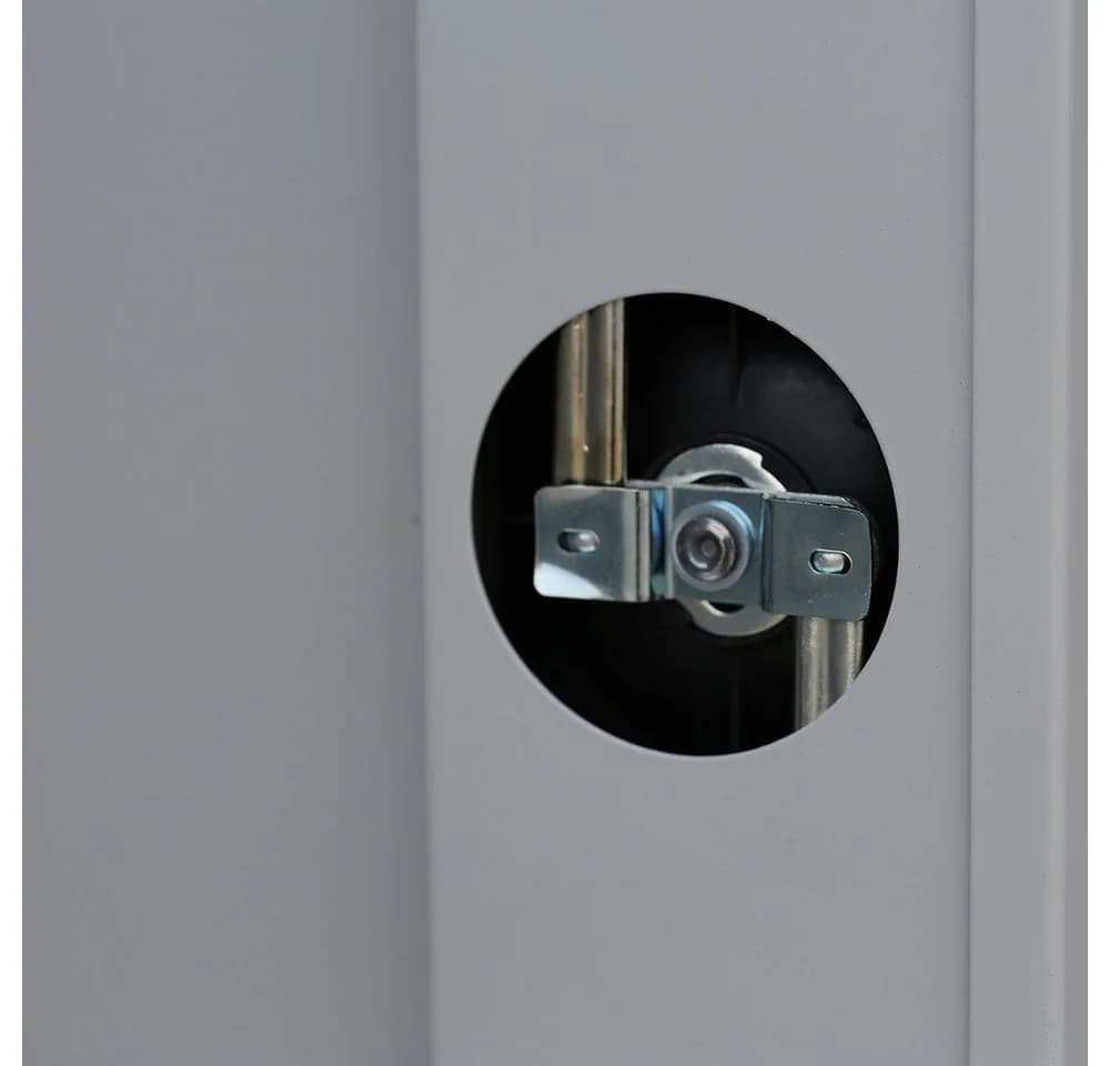 Steelboxx Mehrzweckschrank Metallschrank abschließbar grau - Bild 5