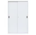 Steelboxx Schiebetürenschrank Aktenschrank Sideboard Weiß Stahl Bild 1