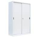 Steelboxx Schiebetürenschrank Aktenschrank Sideboard Weiß Stahl Bild 2