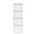Steelboxx Hängeregisterschrank 4-Schubladen Weiß Bild 1