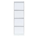 Steelboxx Hängeregisterschrank 4-Schubladen Weiß Bild 4