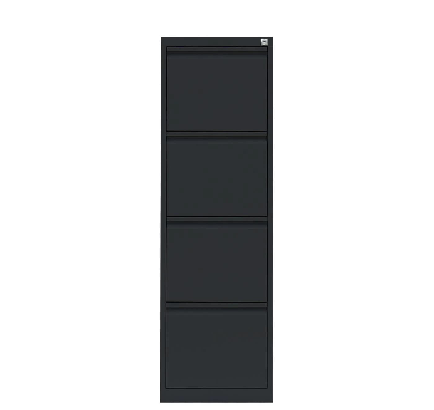 Steelboxx Hängeregisterschrank 4 Schubladen Schwarz