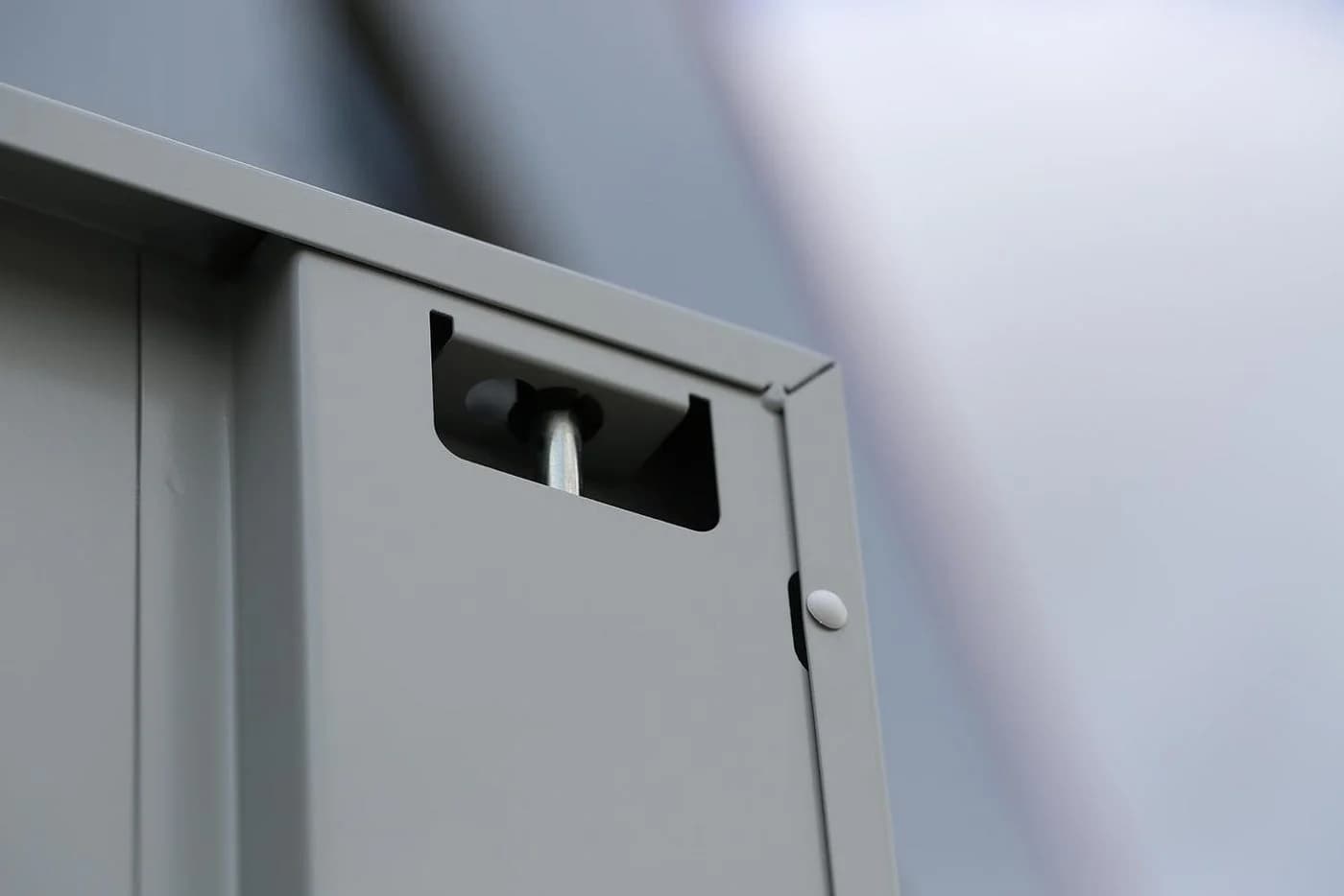 Steelboxx Mehrzweckschrank Grau Stahl vormontiert - Bild 5