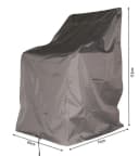 Quick Star Schutzhülle Hochlehner- & Stapelstuhl Grau 280g Polyester Bild 3