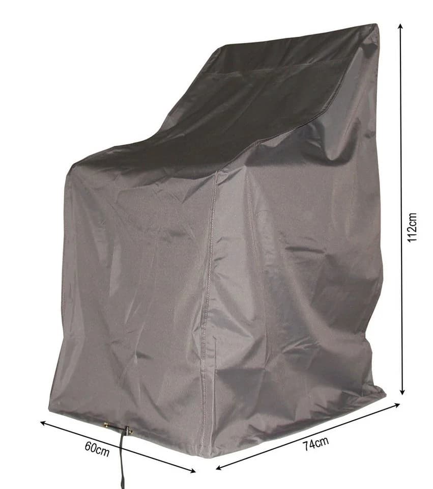 Quick Star Schutzhülle Hochlehner- & Stapelstuhl Grau 280g Polyester - Bild 3