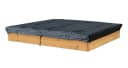 Quick Star Sandkasten-Abdeckplane Grau mit Kordelzug Bild 2