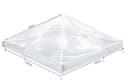 Quick Star Pavillon-Schutzhülle 3x3m Transparent PVC Bild 1