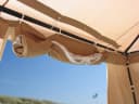 Quick Star Pavillonseitenteil 4 Seitenteile mit PVC Fenster 300x193cm Beige Bild 5