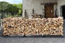 Quick Star Kaminholzregal Metall Anthrazit 272x95cm Bild 3