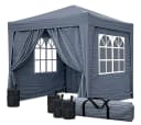 Quick Star Faltpavillon Pop Up mit Seitenteilen und Fußgewichten Bild 2