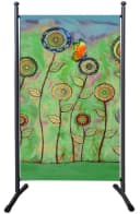 Quick Star Paravent Stellwand Outdoor Wetterfest Schwarz Bild 4