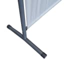 Quick Star Paravent Stellwand Outdoor Wetterfest Weiß/Grau Bild 5