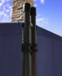 Quick Star Paravent 4-teilig Blau Faltbare Stellwand Bild 5
