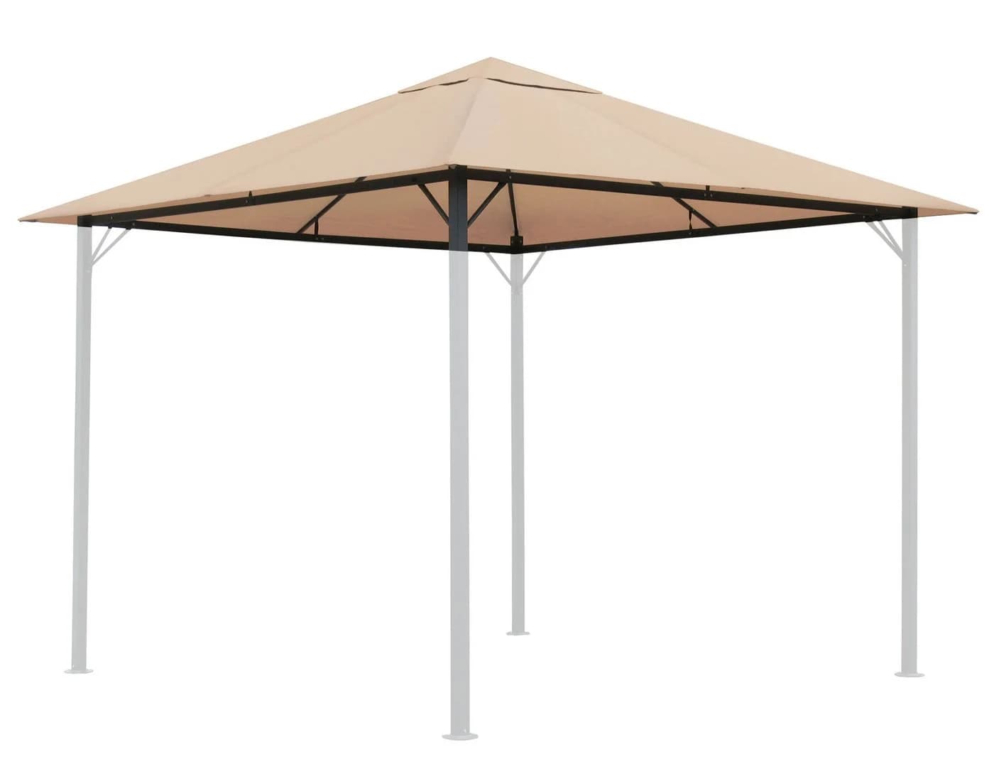 Quick Star Pavillon-Ersatzdach Nizza Beige 3x3 m - Bild 2