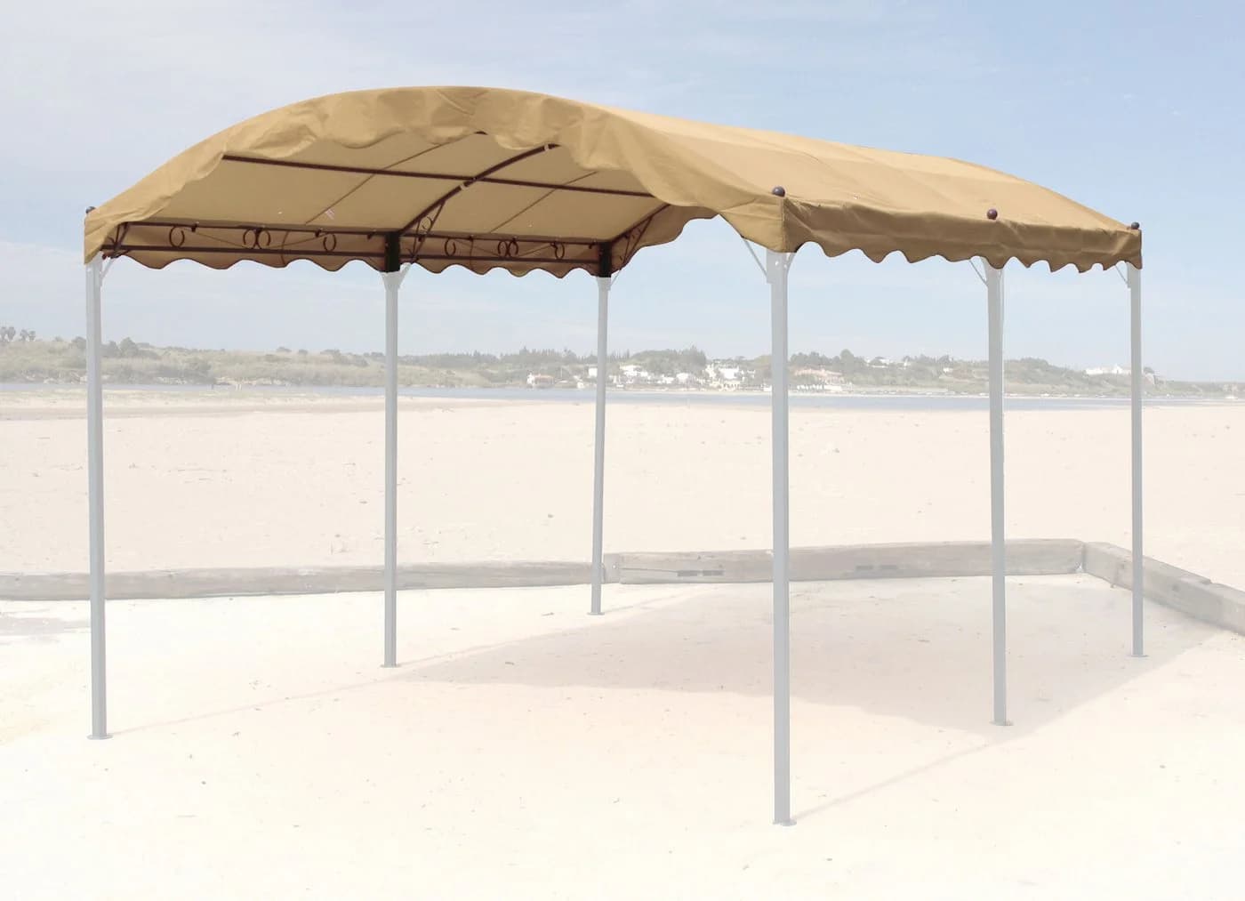 Quick Star Pavillon-Ersatzdach 3x4m Beige - Bild 2