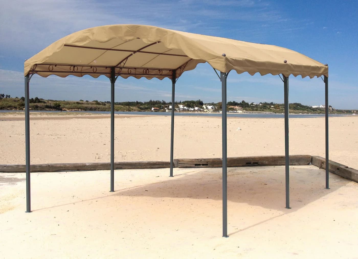 Quick Star Pavillon-Ersatzdach 3x4m Beige - Bild 4