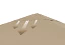 Quick Star Pavillon-Dach 3x3m Beige Polyester PVC Bild 4