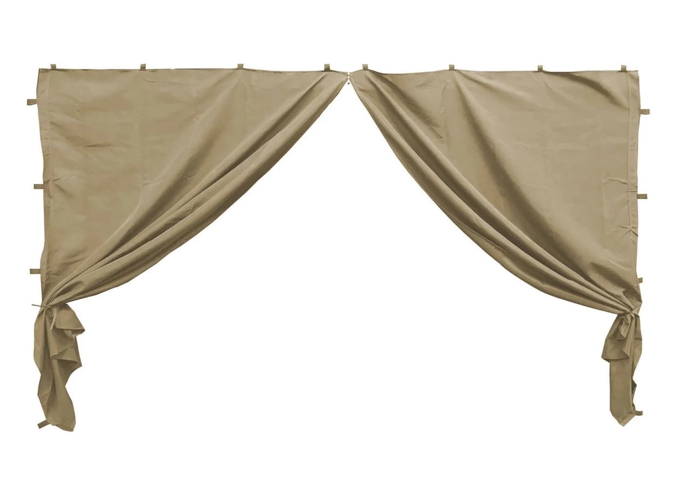 Quick Star Pavillon-Seitenteile 2-tlg. Beige mit Reißverschluss - Bild 4